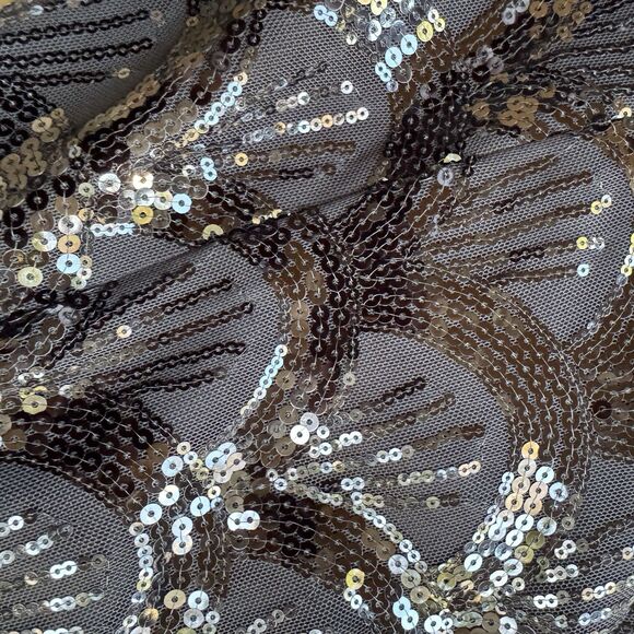 Black Sequins Mini Cocktail Party Millie’s Dress Size S  NWT - Picture 13 of 16